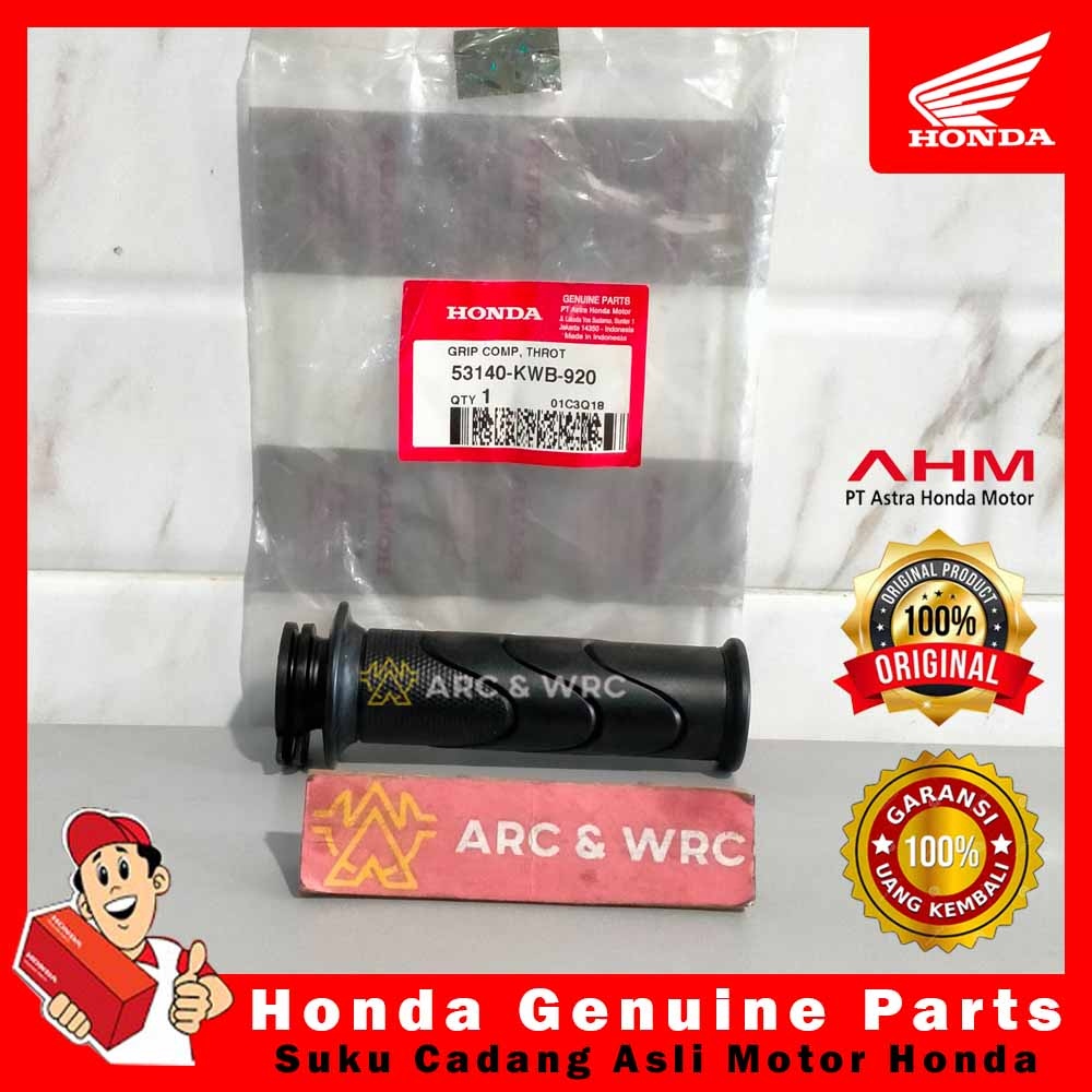 Handgrip Handfat Karet Grip Stang Honda Blade Karbu // 53140KWB920