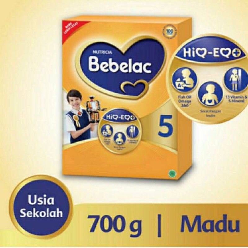 BEBELAC 5 MADU Susu Pertumbuhan Bubuk 700 gr (FOIL)