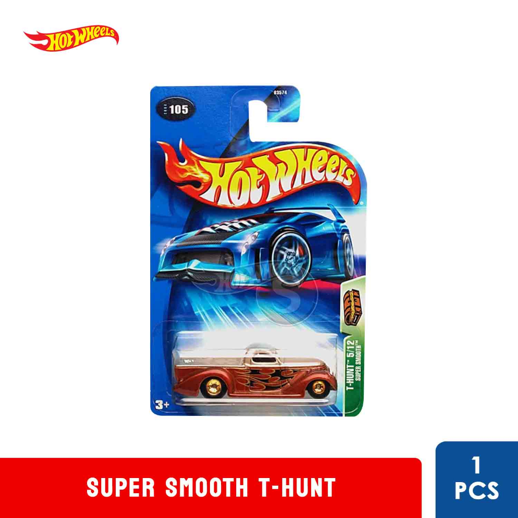 [BISA NEGO] Hot Wheels Super Smooth Super Treasure T-Hunt  (105) / Treasure Hunt / Mobil Mainan /Mob