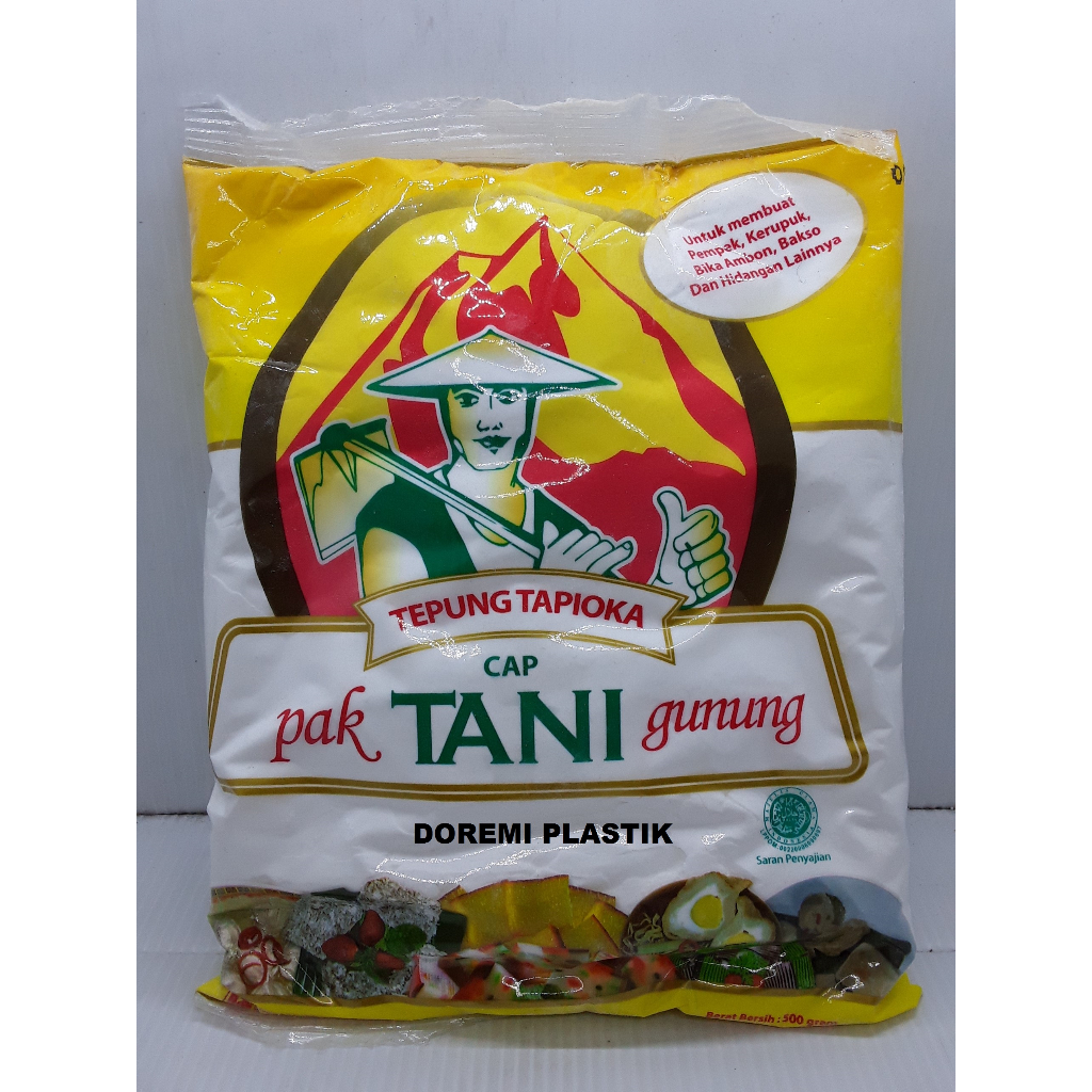 

Tepung Tapioka Pak Tani 500gr / Tepung kanji 500gr / Tepung pak tani