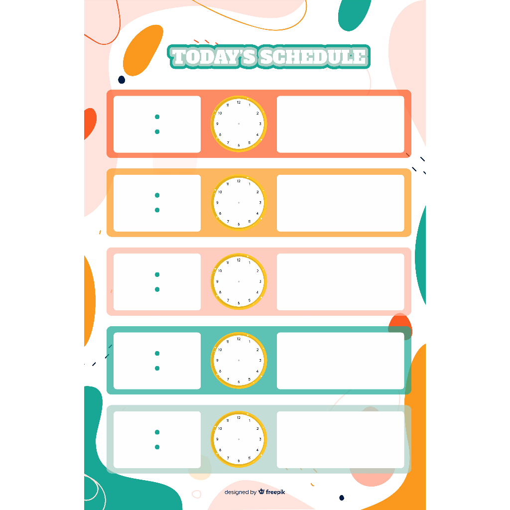 

Poster Jadwal Harian Today's Schedule | plan-08 | Poster Custom