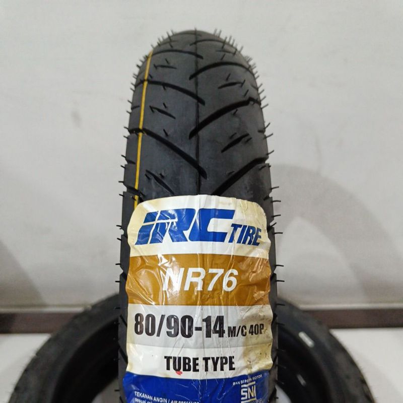 BAN DEPAN MATIC 80/90-14 IRC NR76 TUBETYPE Ban Beat, vario, mio, scoopy