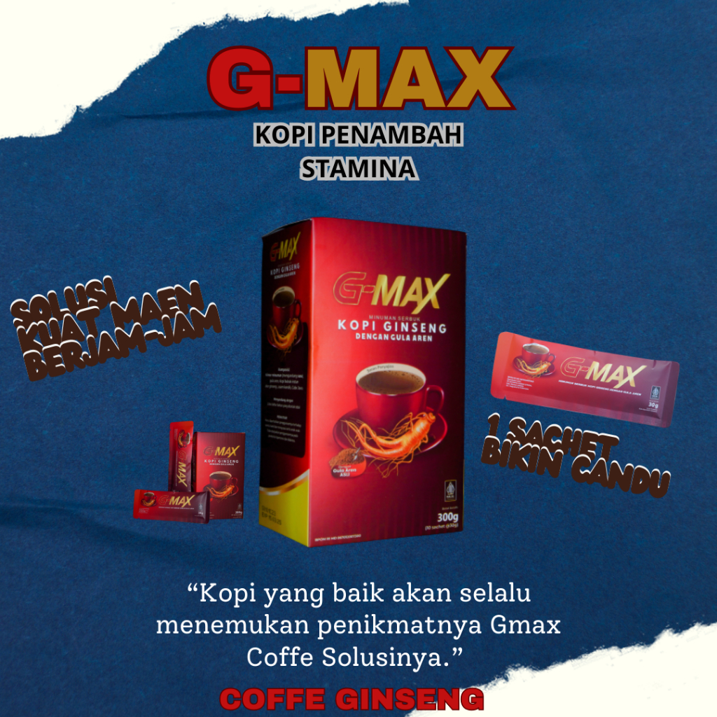 

Kopi Gmax Penambah Stamina Pria Wanita Kuat Tahan Lama Penyubur Sperma Pria Pencegah E7akulasi Dini - Coffe Power full Maksimal