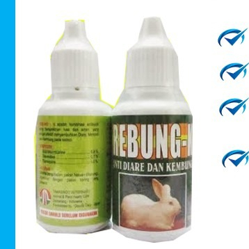 REBUNG K 30 ML OBAT DIARE DAN KEMBUNG PADA KELINCI