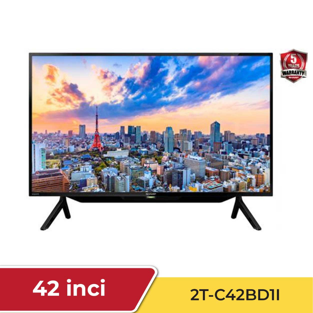 SHARP DVB-T2 LED 42 INCH DIGITAL TV 2T-C42BD1I / 2T C42BD1I FULL HD
