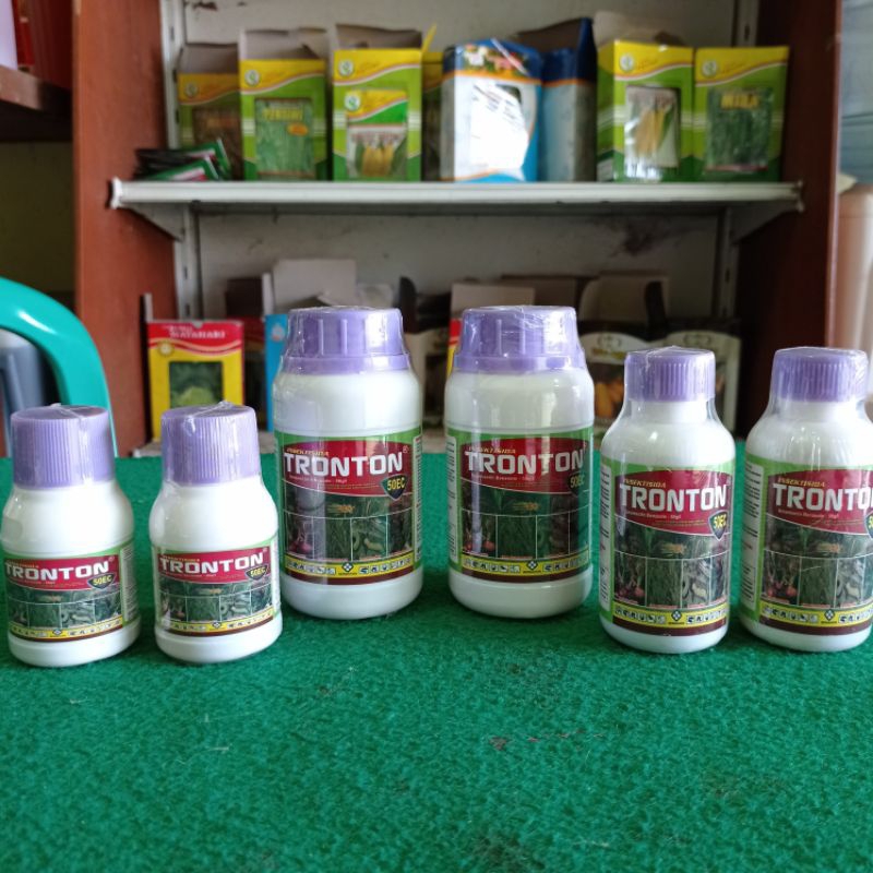 Racun Hama Ulat Jagung Tronton 50EC hama trips hama ulat grayak kemasan 50ml 100ml dan 250ml bisa un