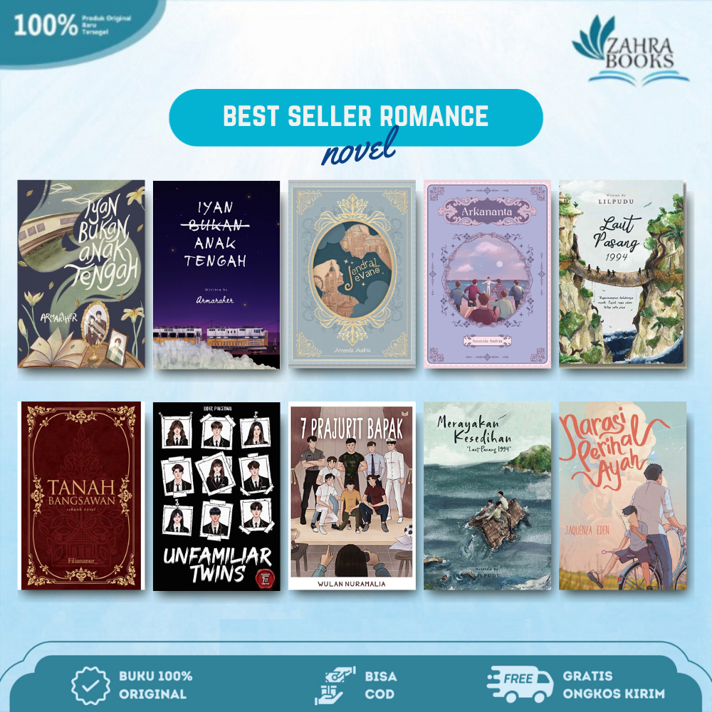 BEST SELLER GENRE NOVEL KELUARGA - OUR HOME, ARKANANTA, NARASI PERIHAL AYAH, MERAYAKAN KESEDIHAN, 7 
