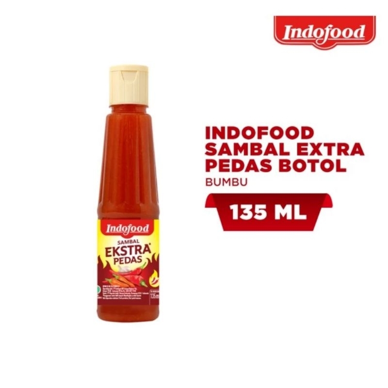 

MOOJOK-Saus Sambal Indofood EXTRA PEDAS/PEDAS DAHSYAT 135ml