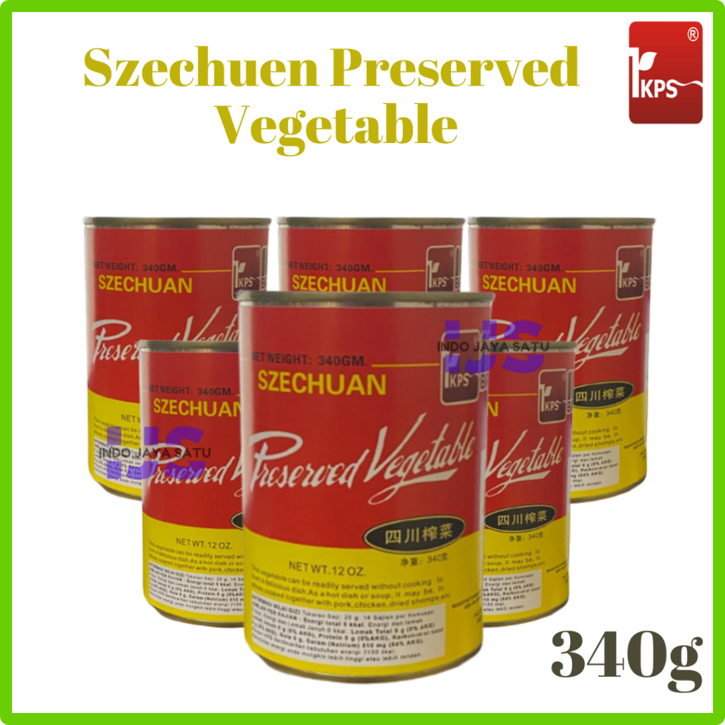 

Szechuen Preserved Vegetable 340g "IKPS" / Ca Coi 340g / Zha Cai Lobak