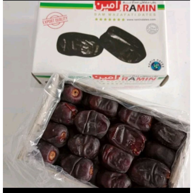 

kurma bam/ kurma Anggur / Kurma Iran merk Ramin 500gr