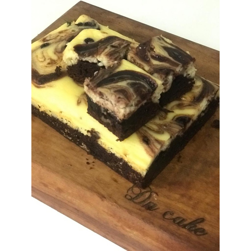 

brownies cheesecake uluran 10x22