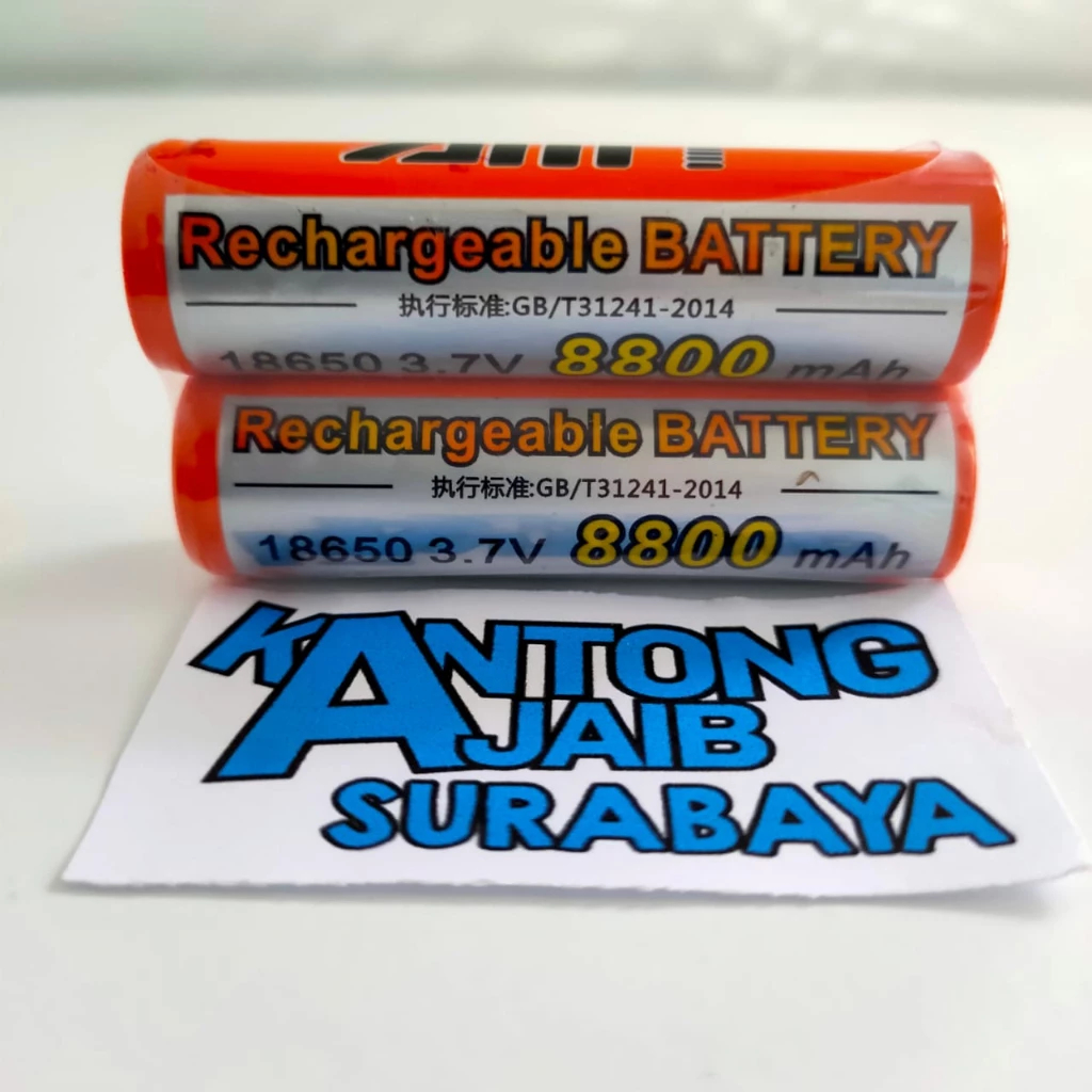 Baterai Senter 18650 Baterai Lithium 3.7V 18650 Baterai UltraFire Recharger 18650 Baterai Kipas Port