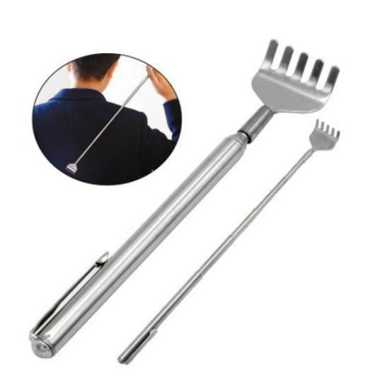 Alat Garuk Punggung Stainless Teleskopik / Penggaruk Punggung Stainless Telescopic / Garukan Punggun