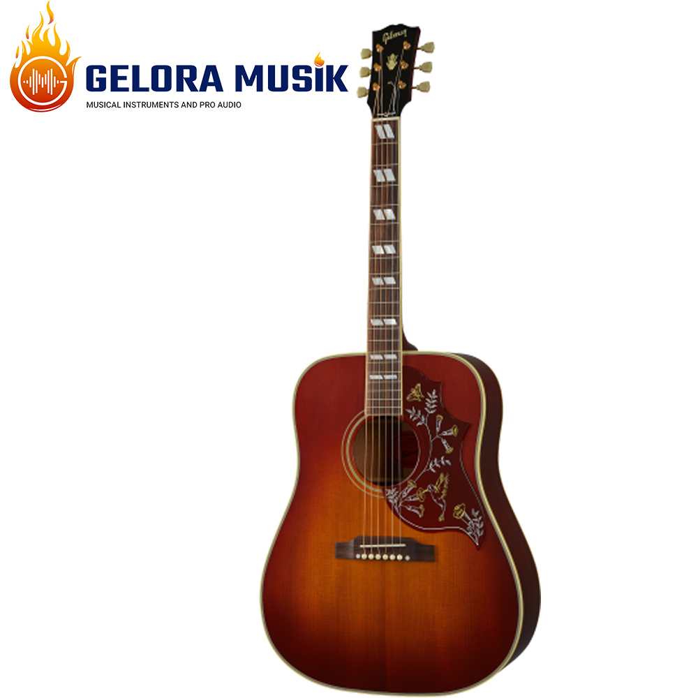 Gitar Akustik.E Gibson Hummingbird Fixed Bridge w/case CSSSHB60FBHCS