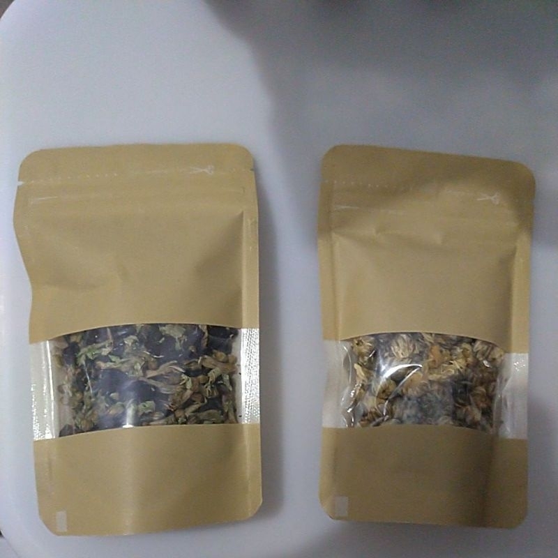 

teh bunga butterfly pea dan teh chamomile bunga asli siapa seduh