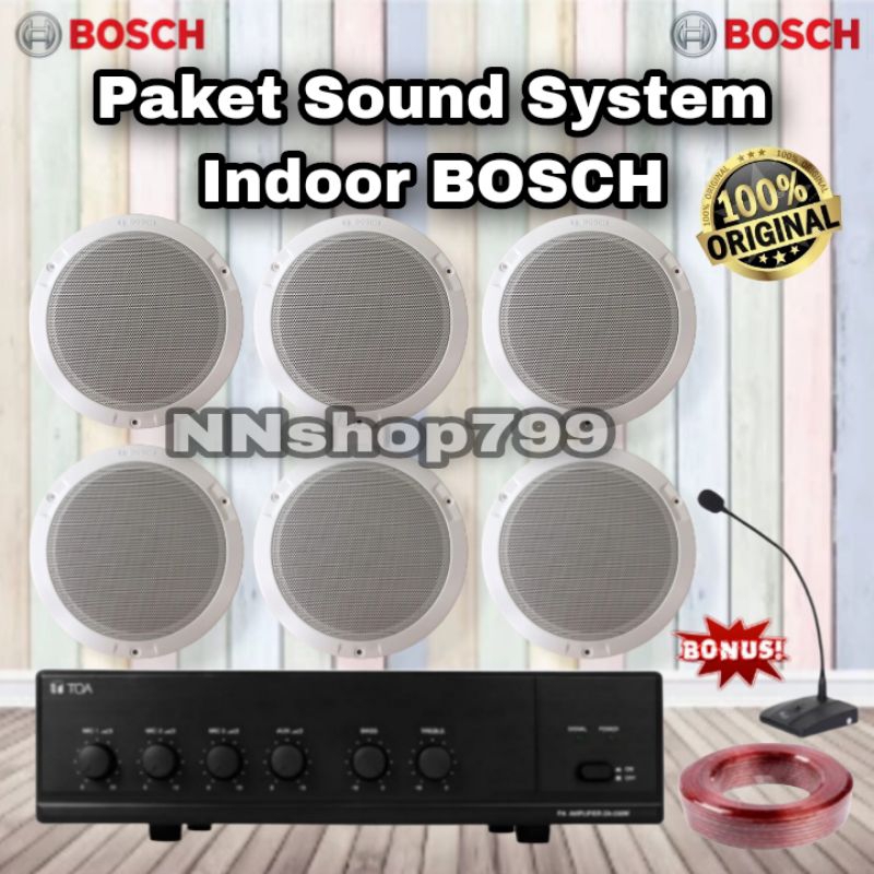 PAKET SPEAKER CELING BOSCH LHM 0606 / SPEAKER PLAFON BOSCH LHM 0606 ORIGINAL isi 6