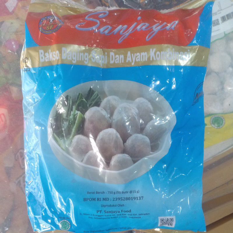 

Bakso sapi kombinasi sanjaya isi 50