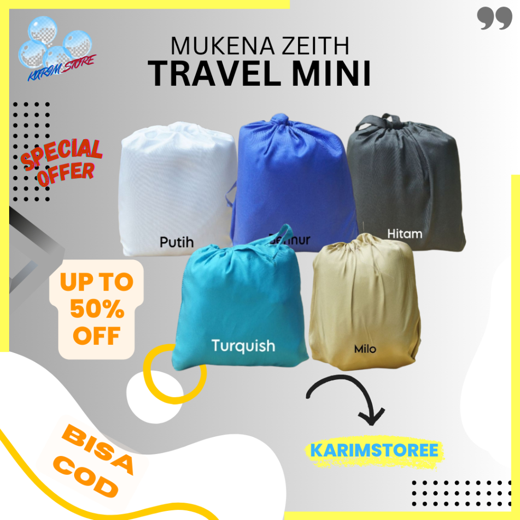 Mukena Mini Travelling Premium Dewasa