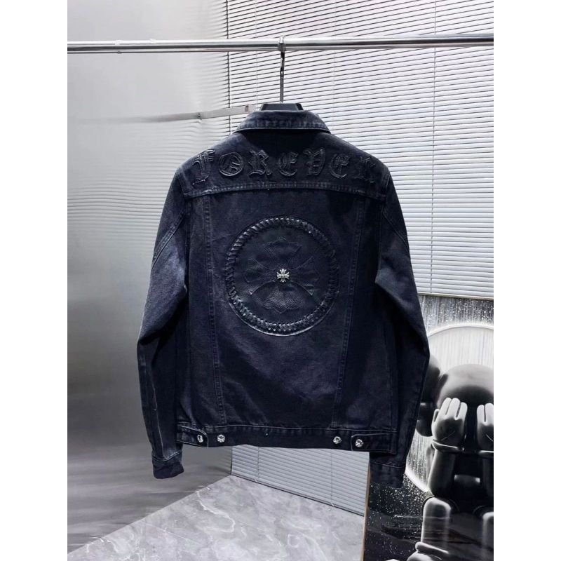 Jacket Chrom3 Heart Denim Black Jaket CH Jeans Unisex