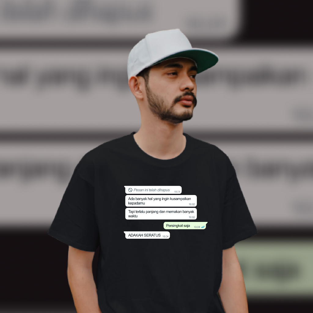 baju kaos pinjam dulu seratus