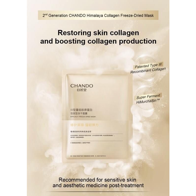 Chando Himalaya Collagen Freeze-Dried Facial Mask 5pcs