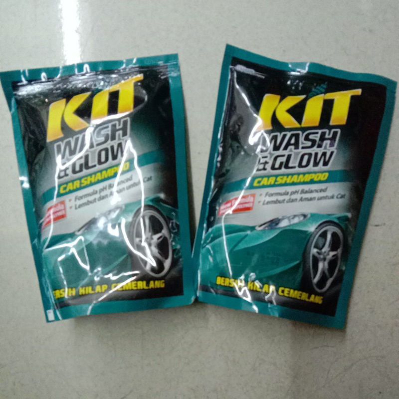 Kit wash n Glow Shampo Mobil