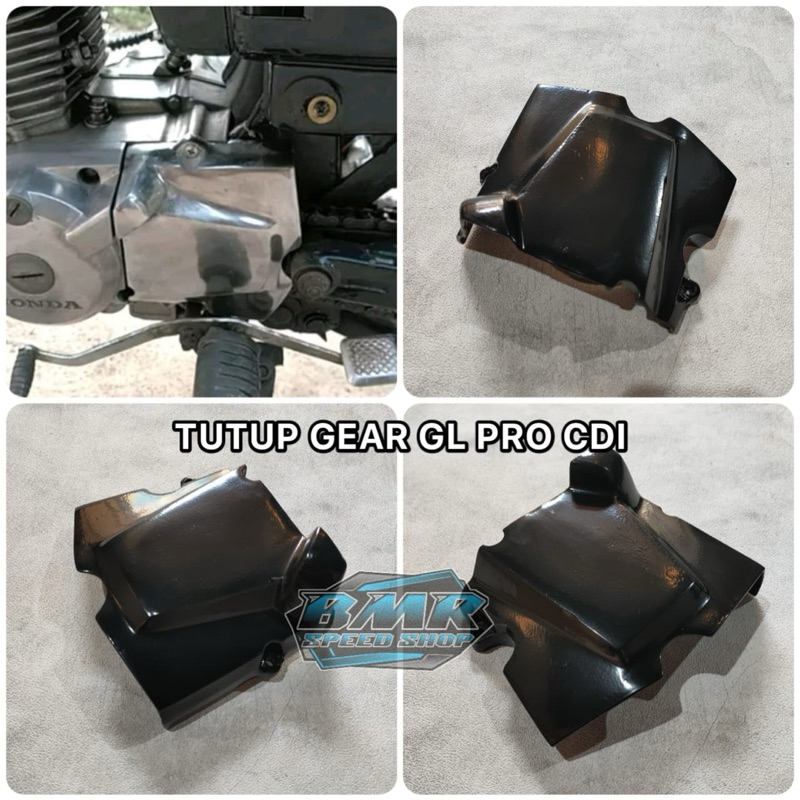 Tutup rantai ger gir gear depan gl pro cdi gl max series black engine