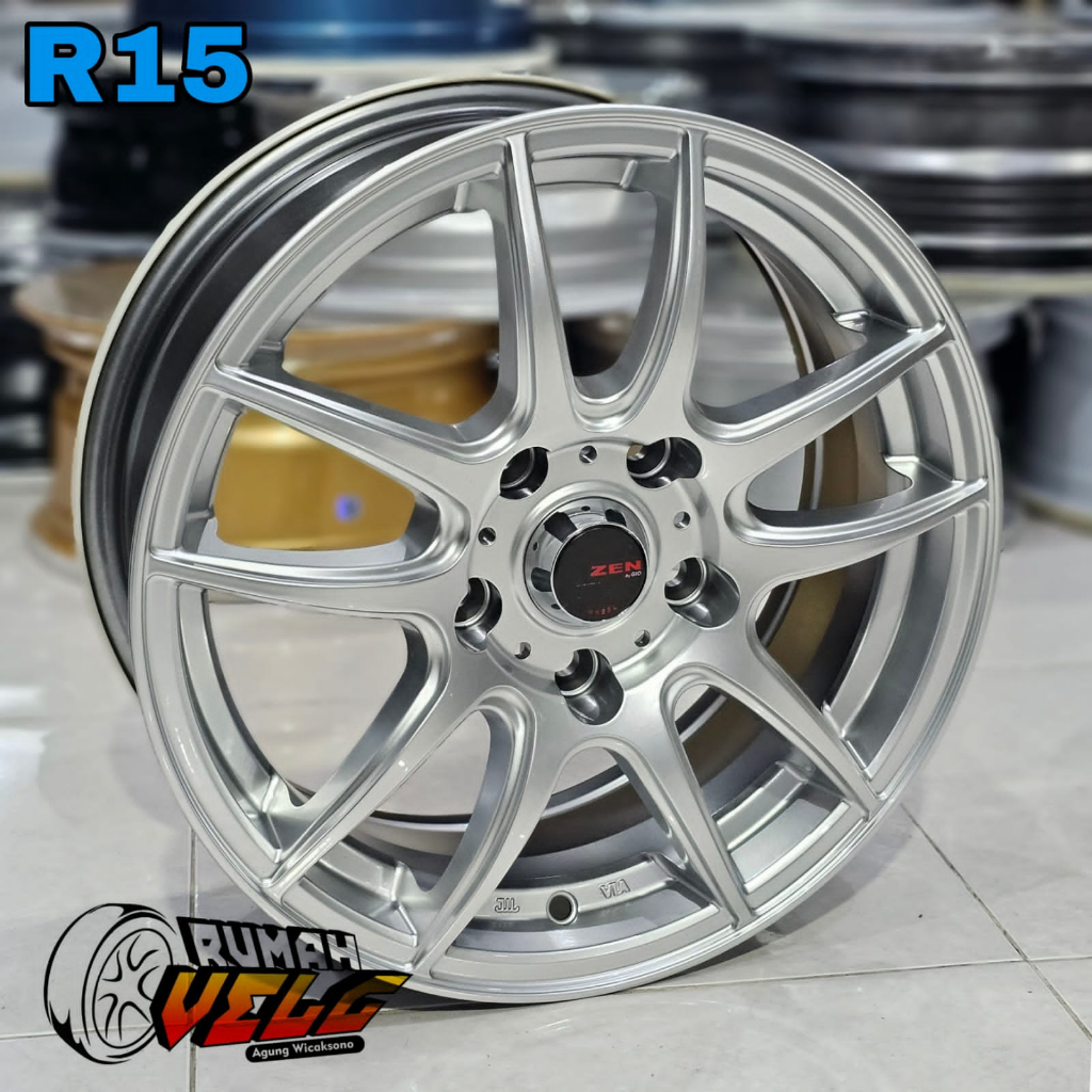 R15 CR Kai Pcd.5-114.3 VELG RACING MOBIL
