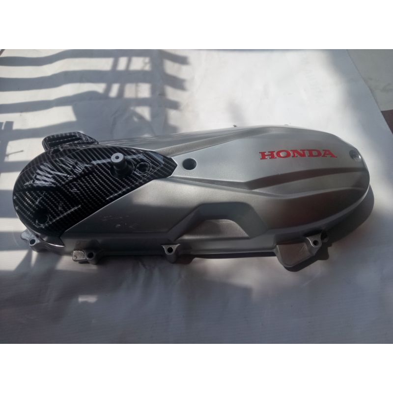 Bak cvt vario 125/150 Led Old silver + airduct carbon