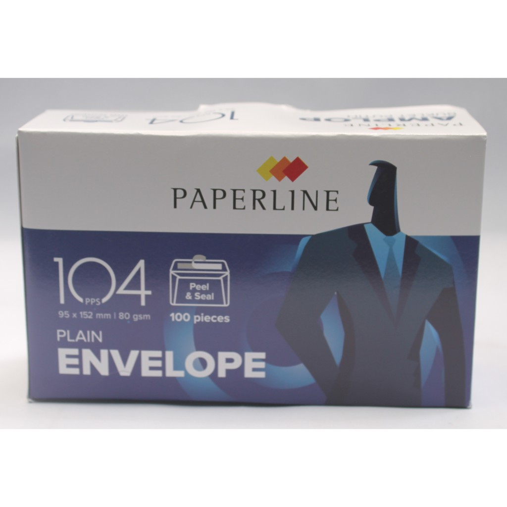 

Amplop Plain Paperline 104 PPS - 95 x 152 mm