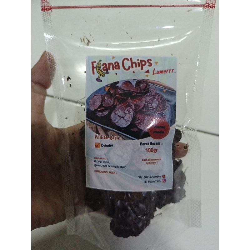 

Keripik pisang coklat lumeerr