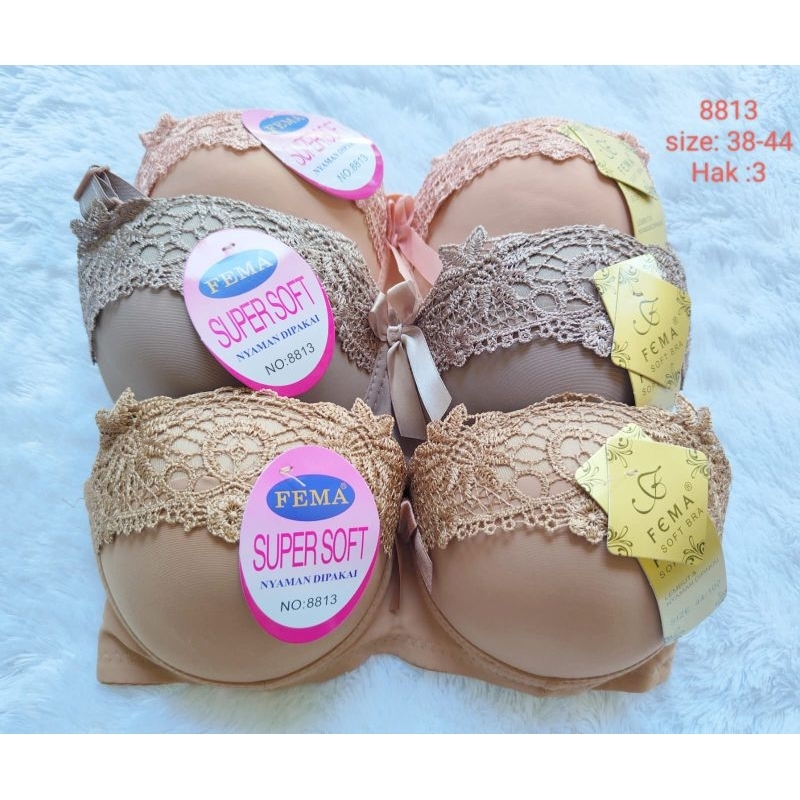 BRA BH kawat Fema size 38-44 Hak 3