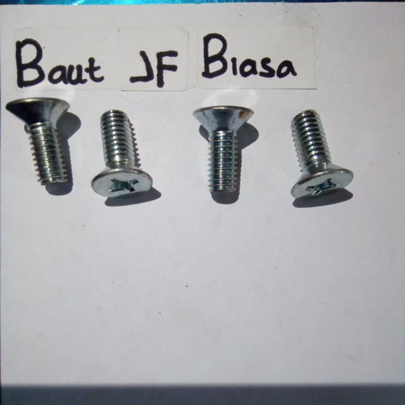Baut Obeng JF Biasa M6 x 15