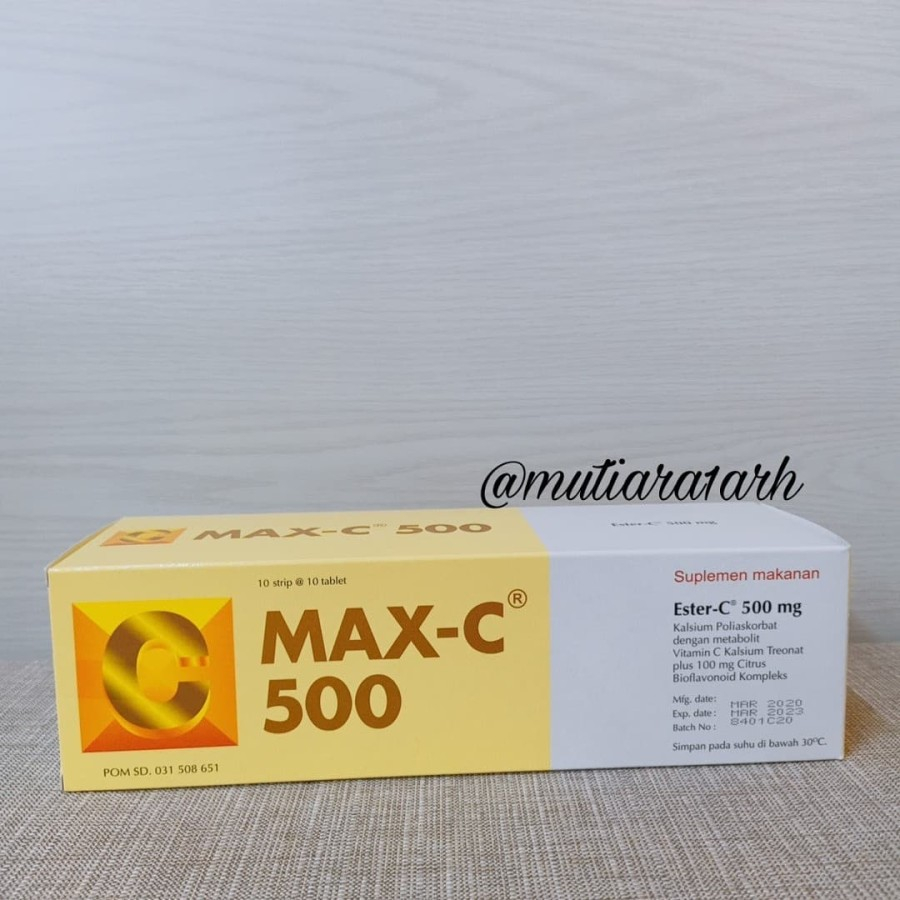 MAX-C 500 MG (ESTER C 500 MG)