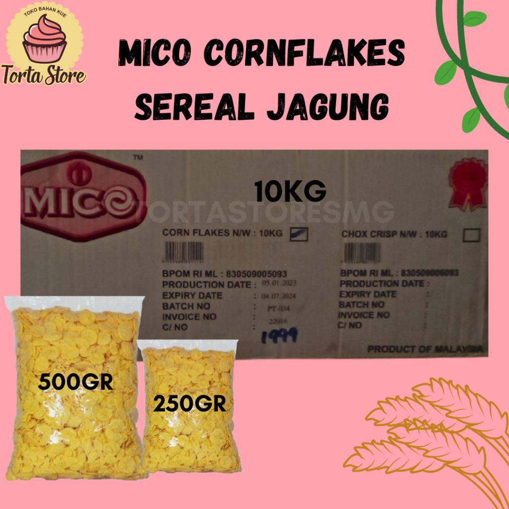 

Cornflakes atau jagung pipih Sereal Jagung
