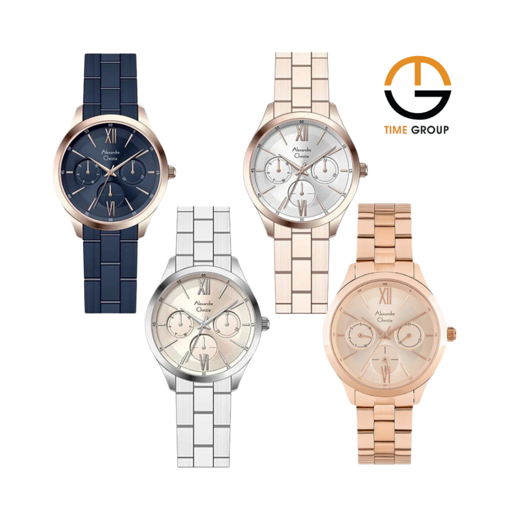 JAM TANGAN WANITA ALEXANDRE CHRISTIE AC2796 AC 2796 BF STAINLESS STEEL