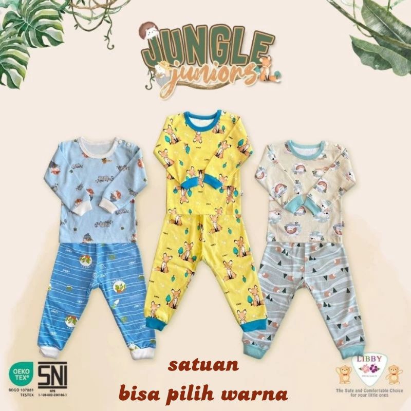 SETELAN LIBBY BABY JUNGLE JUNIOR PANJANG / SETELAN LIBBY BABY TERBARU / SETELAN LIBBY PANJANG