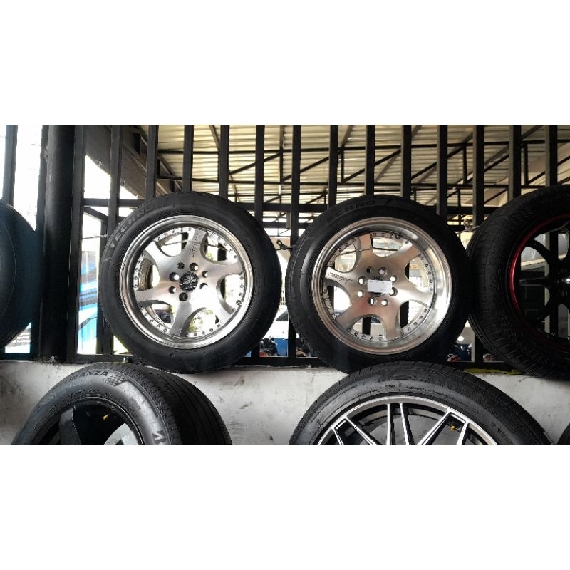 paket ban velg mobil bekas Kranze R15 Celong Plus Ban Tubles Rinh