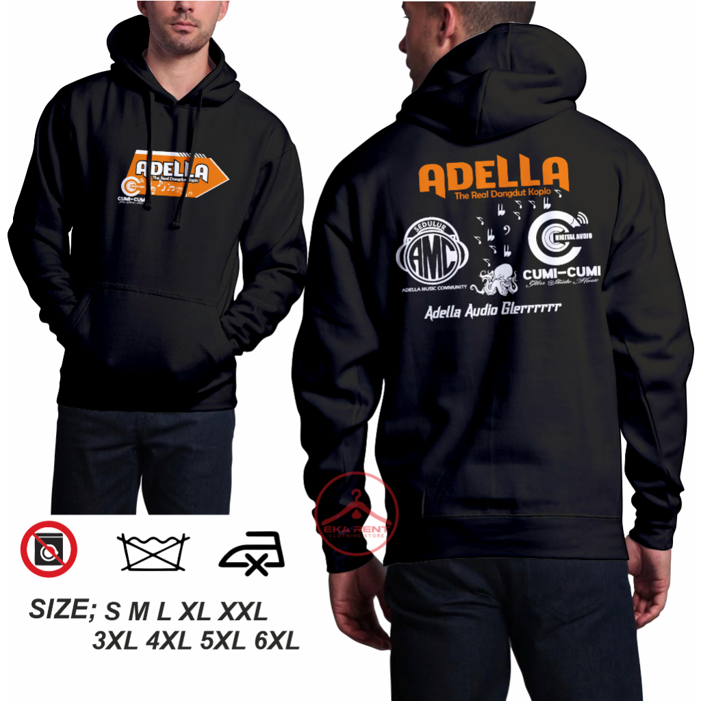 Jaket Hoodie Jumper AMC Adella Music Community Jumbo S M L XL XXL 3XL 4XL 5XL 6XL