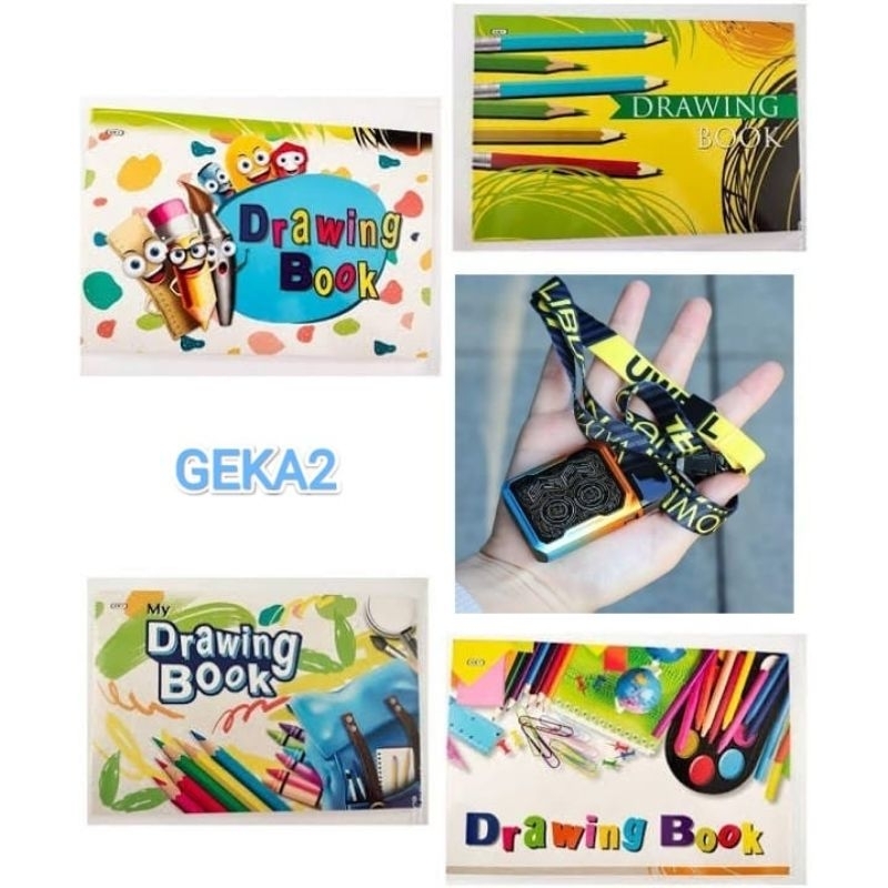 

KIKY DRAWING BOOK GEKA 2 A4 (20×30cm) Isi 10 LEMBAR