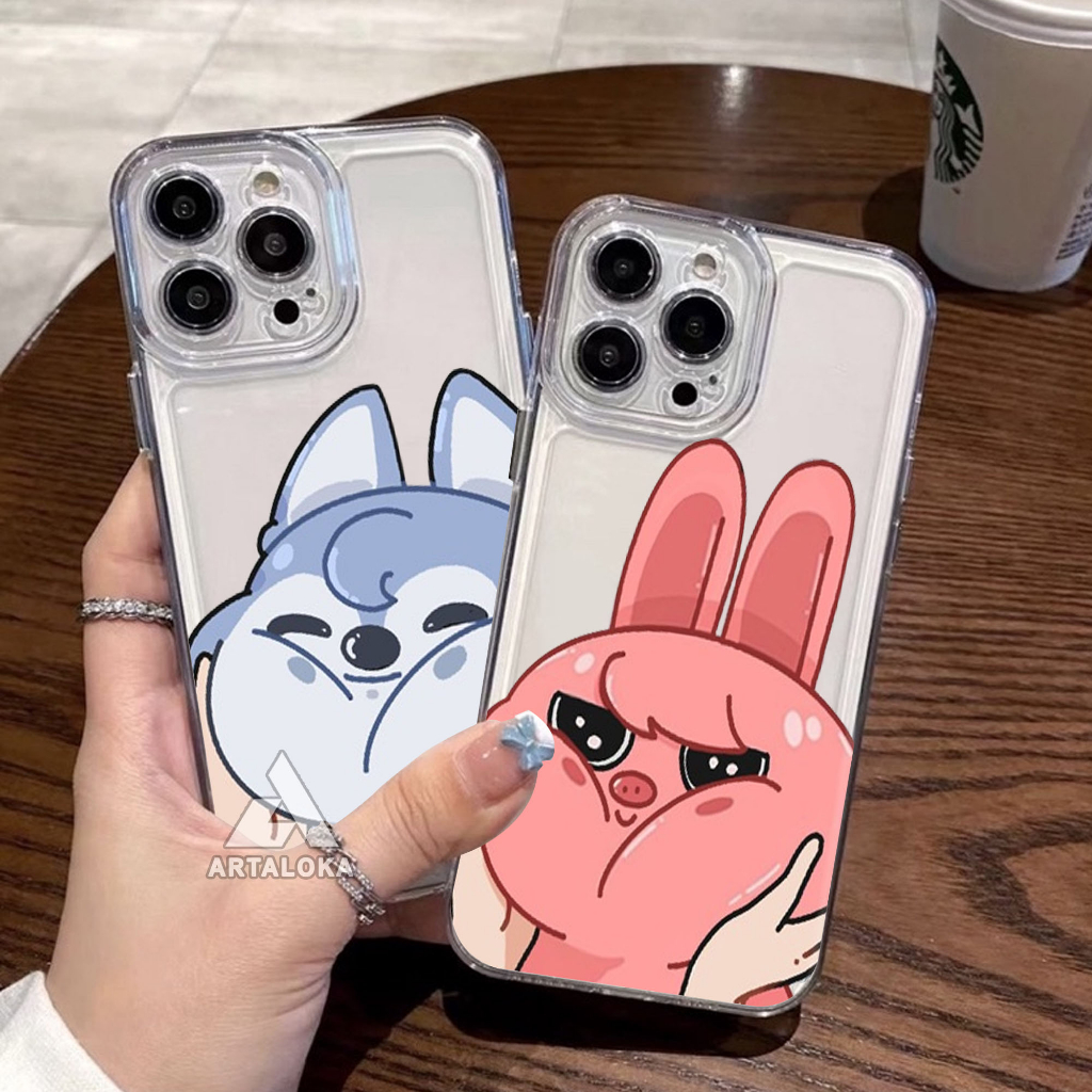 Artaloka88 (BB1) CLEAR CASE BENING PIG FOR IPHONE 6 7 8 7 PLUS 8 PLUS X XS XR XS MAX 11 11 PRO 11 PR