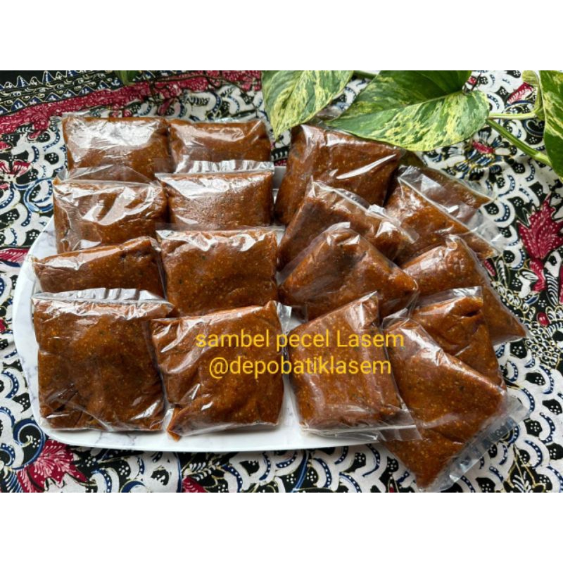 

Sambel pecel Lasem nampol enak (sedikit pedas)