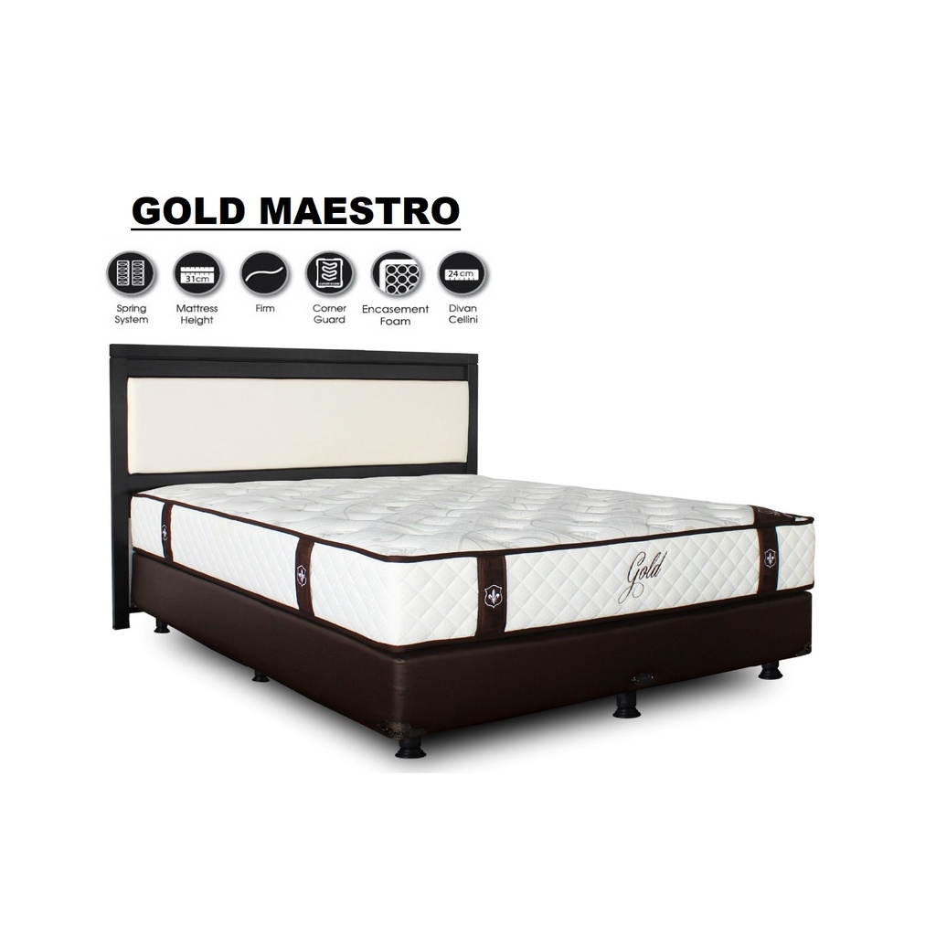 Central Springbed Gold Maestro kasur tidur/ kasur tidur/matras tidur/kasur only/springbed murah/kasu