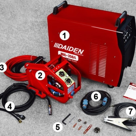 Mesin LAs CO2 DAIDEN MIG 350 / Travo Las Inverter DAIDEN MIG 350