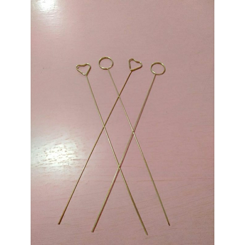 stik kartu ucapan plastik/ stik kartu ucapan besi