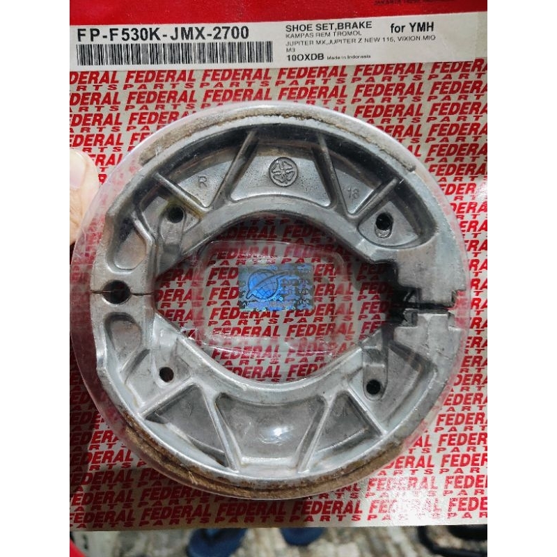 Diskpad Dispad Dis Disk Pad Kampas Rem Tromol Teromol Belakang Yamaha Mio M3 125 Jupiter MX Z New 11