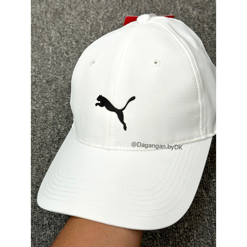 Topi Puma Golf 3D Logo New Arrival Original 100% Putih