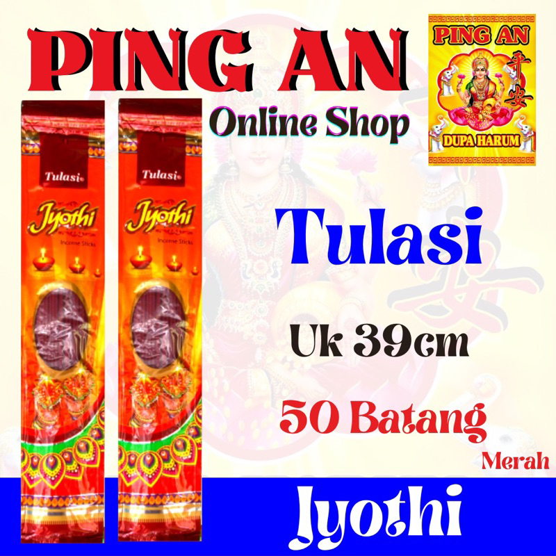 Dupa Hio India Tulasi “JOTHI” isi 50btg Pouch