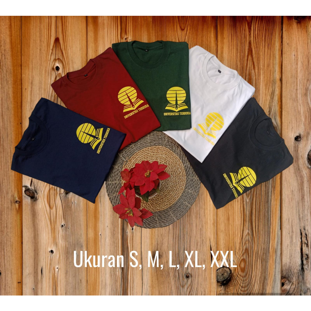 KAOS UNIVERSITAS TERBUKA / KAOS UT/ KAOS UNIVERSITAS TERBUKA LENGAN PENDEK