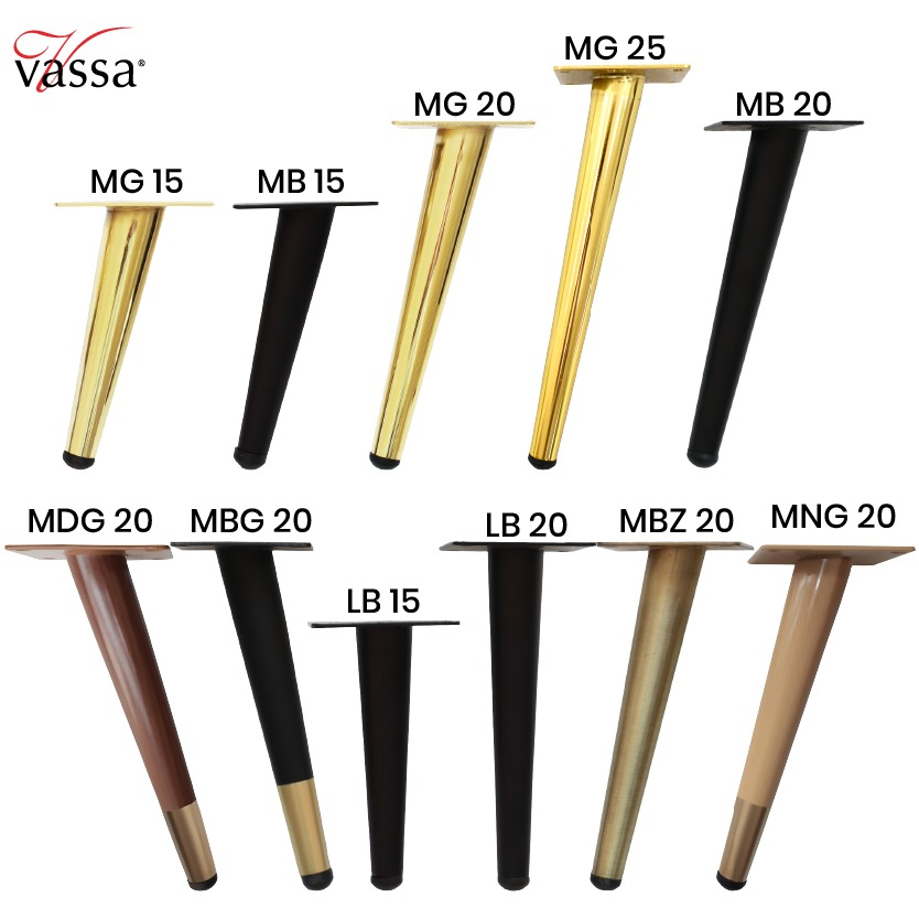 KAKI SOFA / SOFA LEG ( BESI ) 15cm / 20 cm